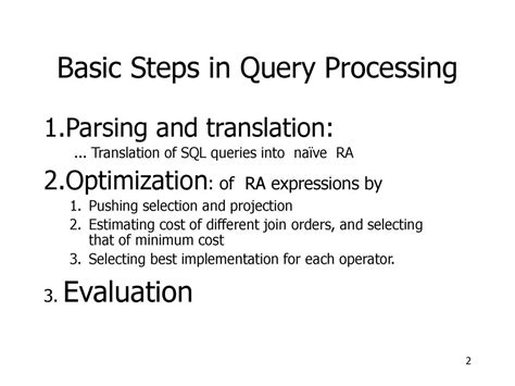 CS143:Evaluation and Optimization - ppt download