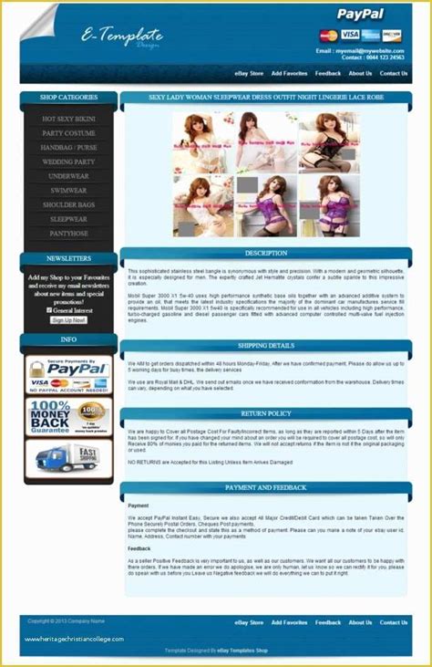 Free Ebay Template Maker Of Ebay Store Design Templates Free Templates Resume ...