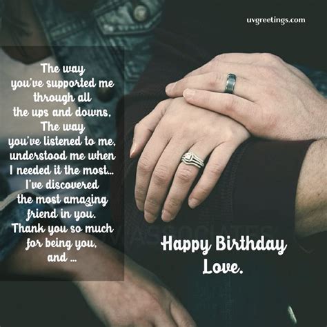 151 Birthday Wishes for Husband - Poems, Messages and Quotes | Birthday wish for husband, Happy ...