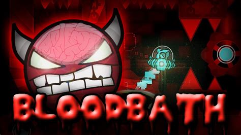 Geometry Dash - "BLOODBATH" [EXTREME Demon] by Riot & more! | GuitarHeroStyles - YouTube