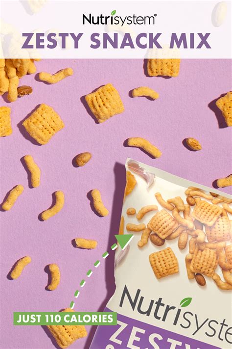 Get crunching with Nutrisystem’s Zesty Snack Mix. Complete with 6g of ...