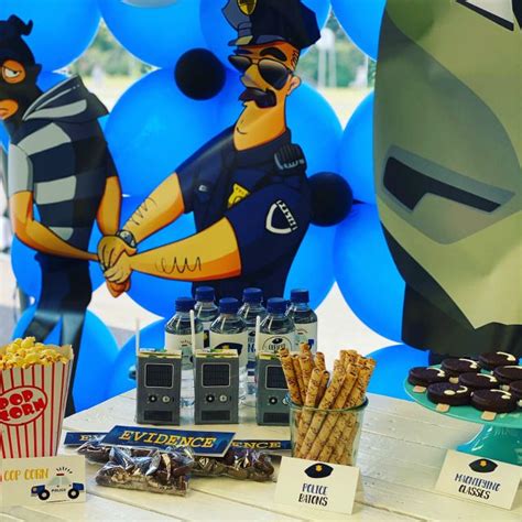 Cops and Robbers Themed Party | Party themes, Fun party supplies, Birthday party