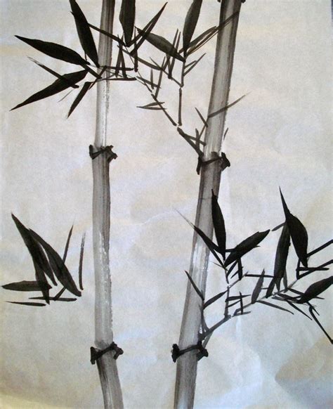 Japanese Bamboo Painting at PaintingValley.com | Explore collection of ...