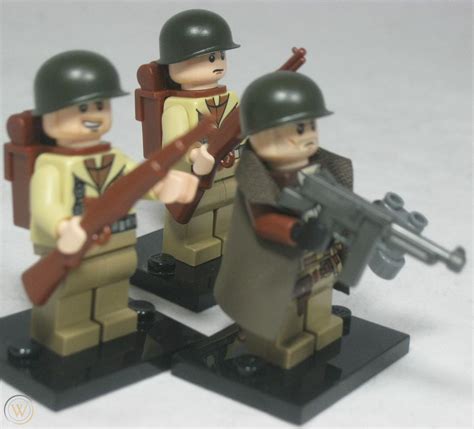 Lego WW2 World War II US ARMY INFANTRY SOLDIER Military Figure ...