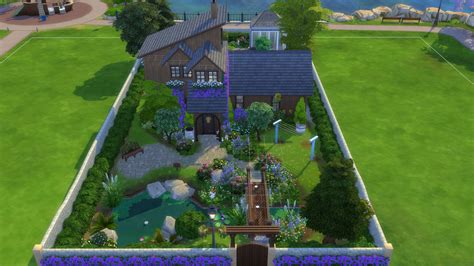 Gnome Garden Cottage - The Sims 4 House build. | Sims 4 houses, Sims building, Sims 4 house building