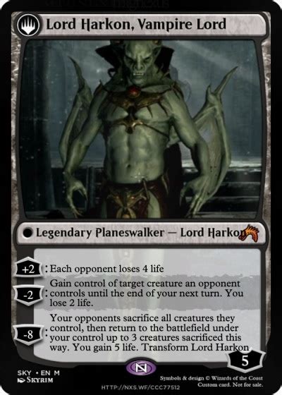 MTGNexus - Lord Harkon, King of Volkihar // Lord Harkon, Vampire Lord