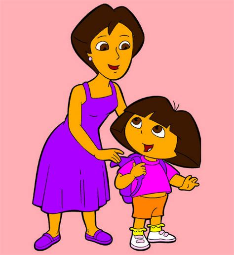 Dora with her mum by drawingliker100 on DeviantArt