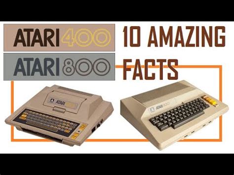 10 Amazing Atari 400/800 Facts - YouTube