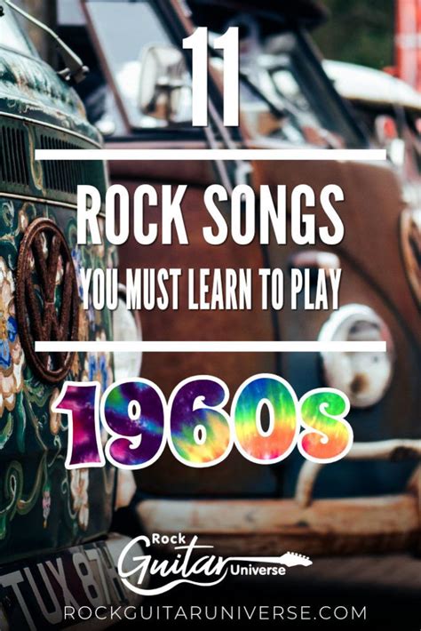 Rock Your Guitar Skills with These 11 Iconic Songs from the 1960s