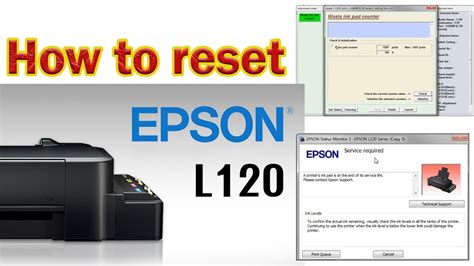 How To Reset Epson L120 Printer I Easy Tutorial I Free Resetter Below ...