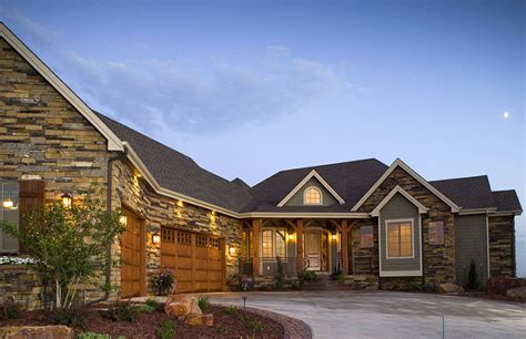 Craftsman Home with Angled Garage - 9519RW | Architectural Designs ...