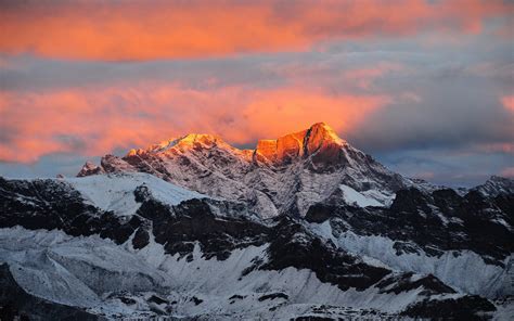 Mount Everest Sunset 4k HD Wallpaper