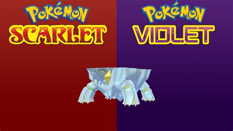 Pokemon Scarlet and Violet Shiny Avalugg 6IV-EV Trained – Pokemon4Ever