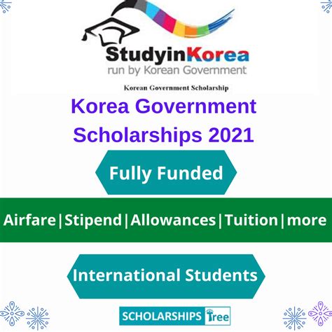 Korean Government Scholarships for international students