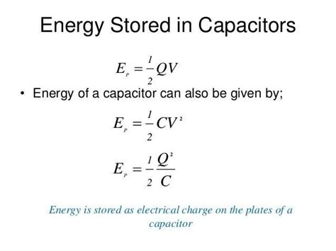 Energy stored in capacitor | Physics, Capacitor, Energy