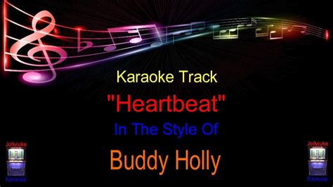 "Heartbeat" - Karaoke Track - In The Style Of - Buddy Holly - YouTube