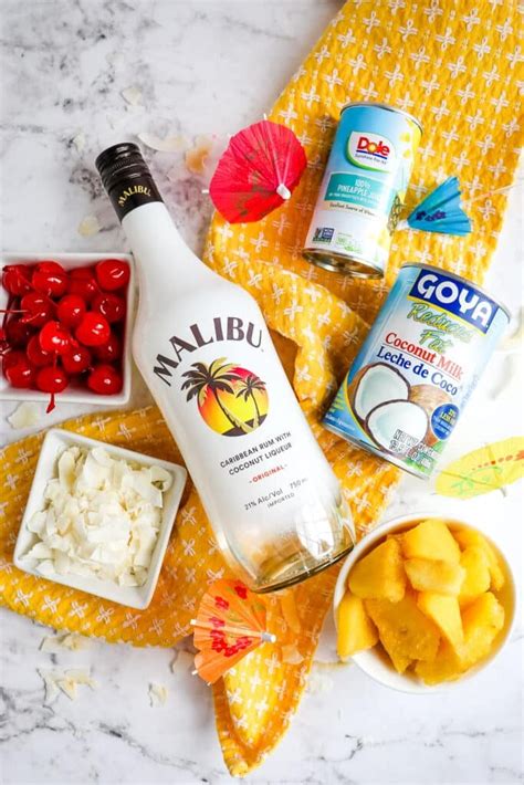 Easy Malibu Rum Pina Colada Recipe 2023 - AtOnce