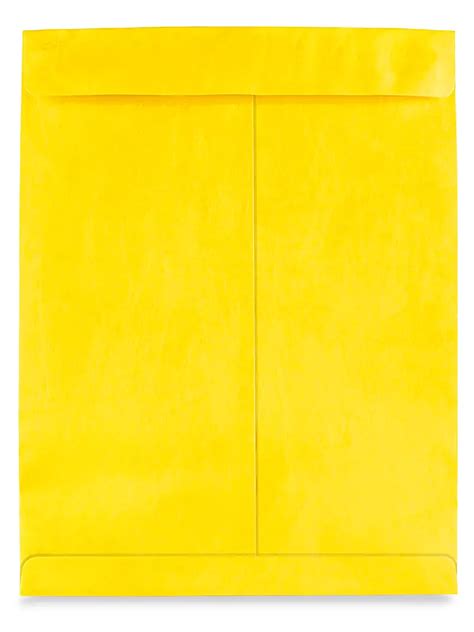 Tyvek® Envelopes - 10 x 13", Yellow S-10771Y - Uline