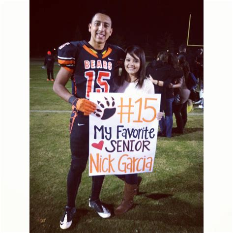 Pin by Luz Garcia-Delgadillo on Posters :) | Senior night football ...