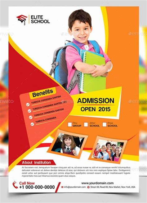 School Brochure Template Free Best Of School Brochure Design Templates Reeviewer | School ...