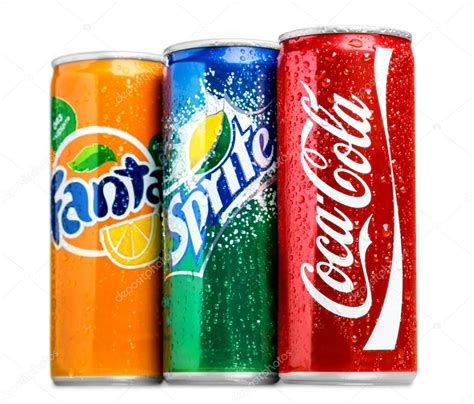 Latas de Coca Cola, Fanta y Sprite 2023