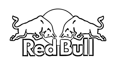 Red Bull Logo Black