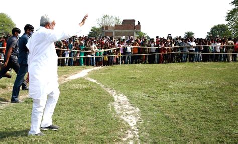 Nitish Kumar holds election rally ahead of Bihar Assembly polls 2020