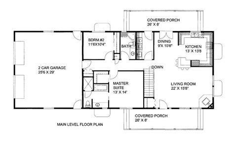 Ranch House Floor Plans 1500 Square Feet