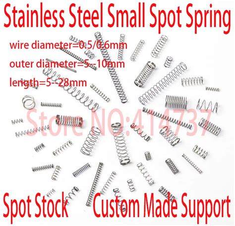 Stainless Steel 0.5/0.6mm Wire Small Spot Spring Non-standard Springs ...