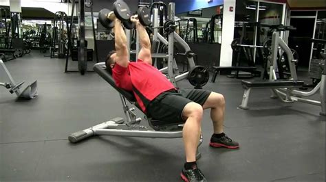 Incline Bench Dumbbell Tricep Extension - YouTube