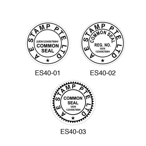 Company Common Seal | Company Stamp | AE Stamp Singapore – A E Stamp ...