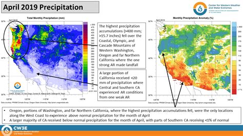 Water Year 2019: April Atmospheric Rivers – Center for Western Weather ...