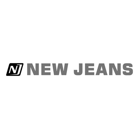 New Jeans Logo Black and White – Brands Logos