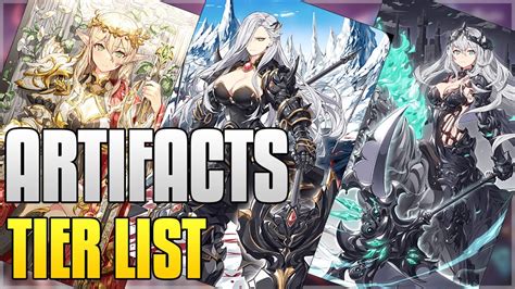 Epic Seven - ARTIFACTS TIER LIST !!! - YouTube