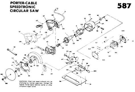 Porter-Cable 587 Porter-Cable Speedtronic Circular Saw | Model ...