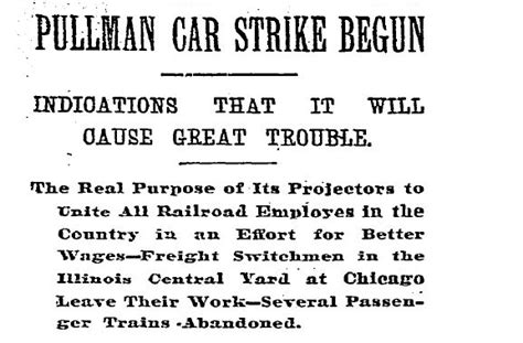 Effect on the Laborers - Pullman Strike: A Fight to Gain Rights