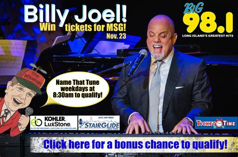 Billy Joel Contest - Fall, 2022 - Big Hits 98.1