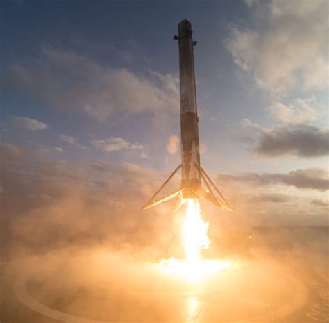 Watch a used SpaceX Falcon 9 make a textbook landing in new closeup video