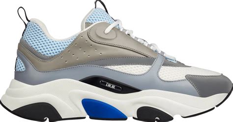 Dior Light Blue & Grey 'B22' Sneakers | INC STYLE