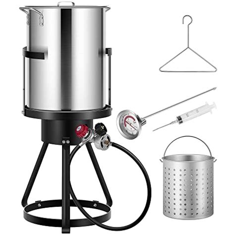 What is Reddit's opinion of VIVOHOME 30 Qt. Aluminum Turkey Deep Fryer Pot with Injector ...