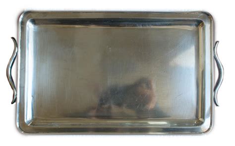 Little Silver Tray with Handles at 1stDibs