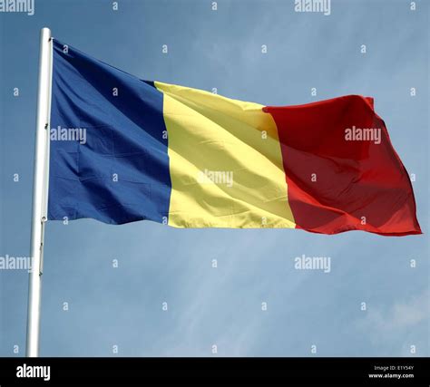 Flag of Chad Stock Photo - Alamy