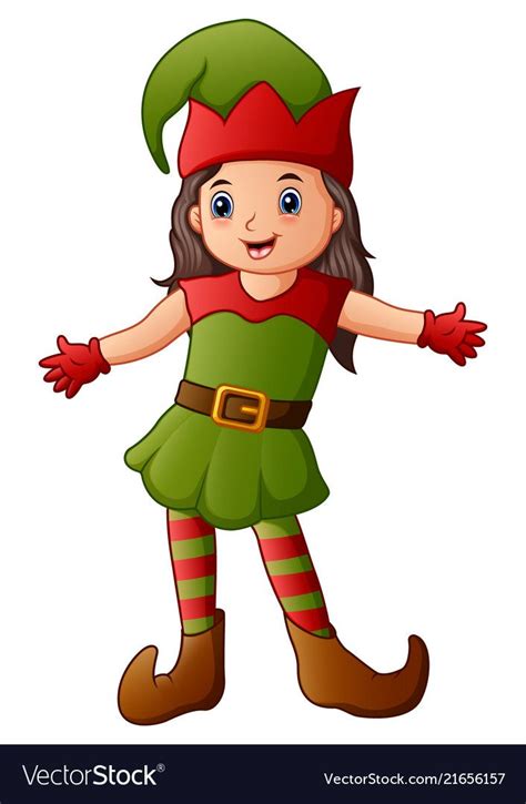 Christmas Cartoon Elves