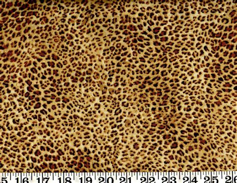 Animal Print Cotton Fabric Cheetah Skin Print By the Yard