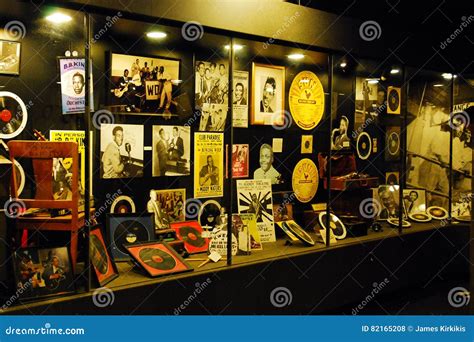 Display at Sun Studios Museum in Memphis Editorial Stock Photo - Image ...