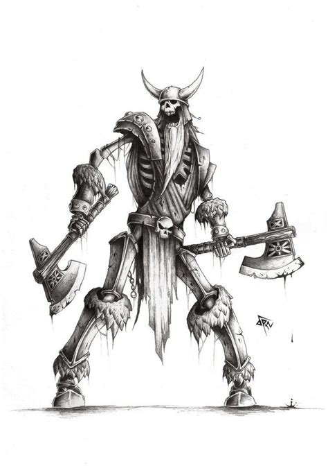 Draugr from Skyrim design | Tattoo designs, Ink artwork, Mythology tattoos