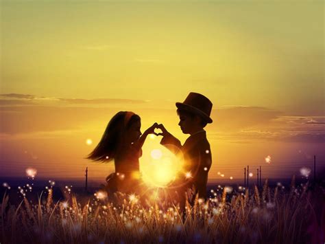 Romantic evening hand PPT Backgrounds, Romantic evening hand ppt photos ...