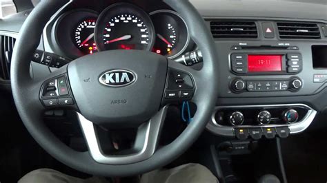 Kia Rio III sedan 2012 / 2013 - Inside - - YouTube