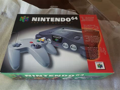 Nintendo 64 N64 Launch Edition Console Brand New Factory Sealed in Box! | eBay