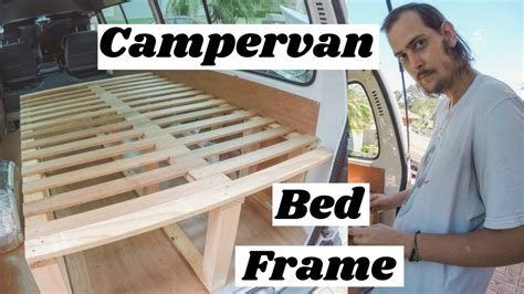 Easy DIY Camper Van BED FRAME Build - YouTube